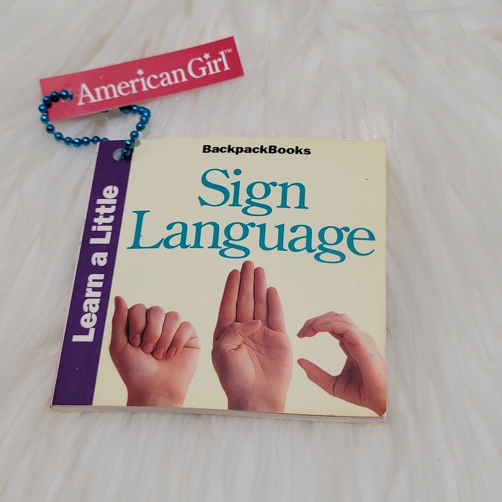 American Girl sign language book 1999 Pleasant Co
